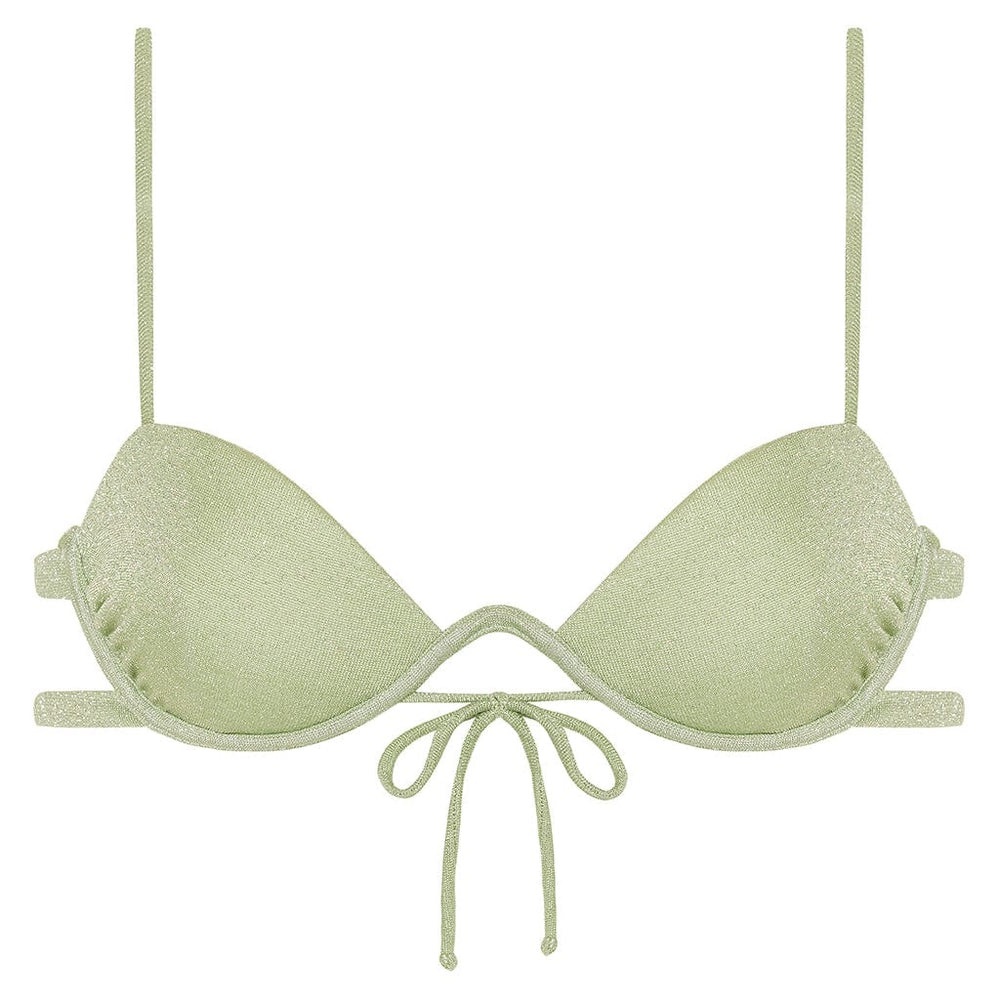 Montce Swim Jade Sparkle Elany Bikini Top AND Bottom
